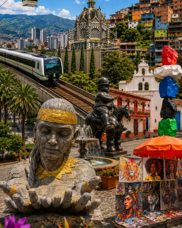 Palacio de la Cultura junto a la Plaza Botero, City Tour + Graffitour en Medellín