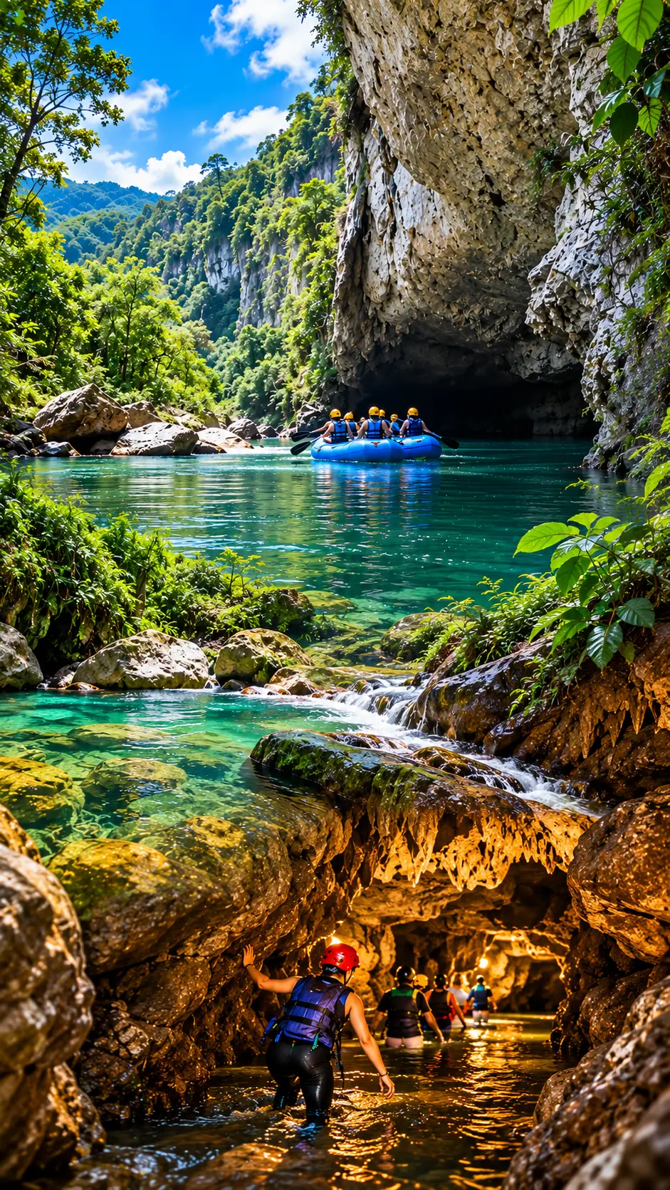 Río Claro tour from Medellín: rafting and cave in the nature reserve