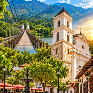 Santa Fe de Antioquia tour from Medellín: Puente de Occidente and cathedral